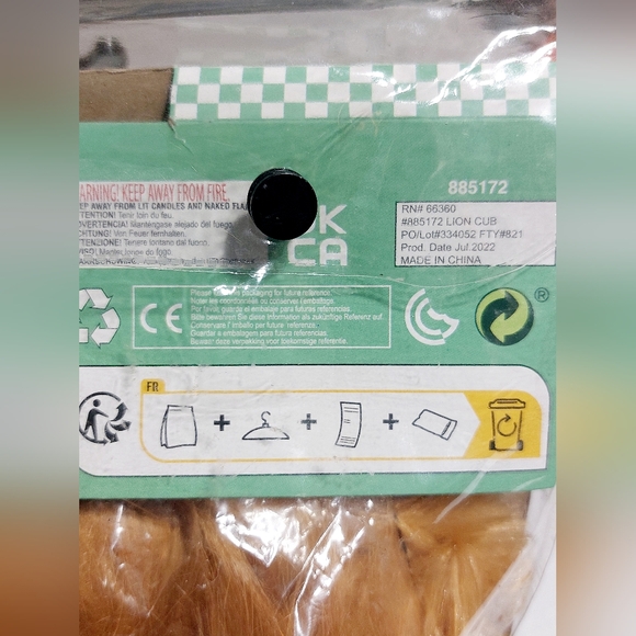 Rubie's‎ Costume Infant Noah Ark Lion Cub Romper 6-12 months - Picture 16 of 16